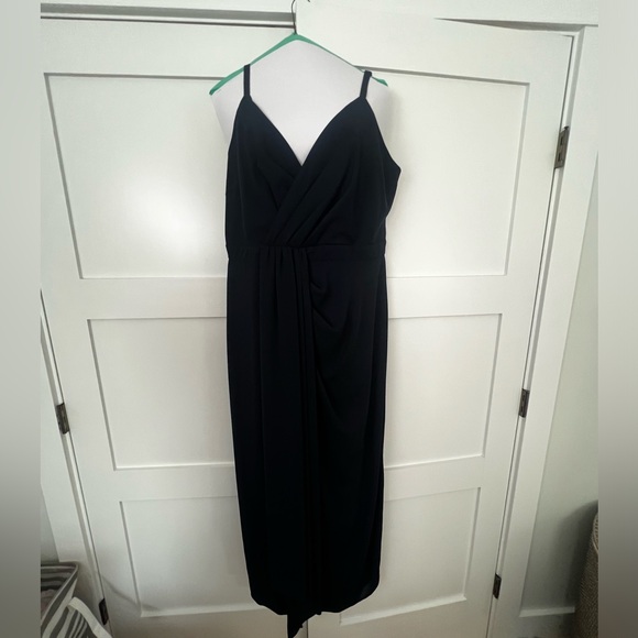 Navy Blue Wedding Guest Dress. Size s16 City Chic. Black tie. - Picture 2 of 2